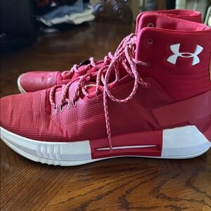 Under Armour Red High-Top Sneakers